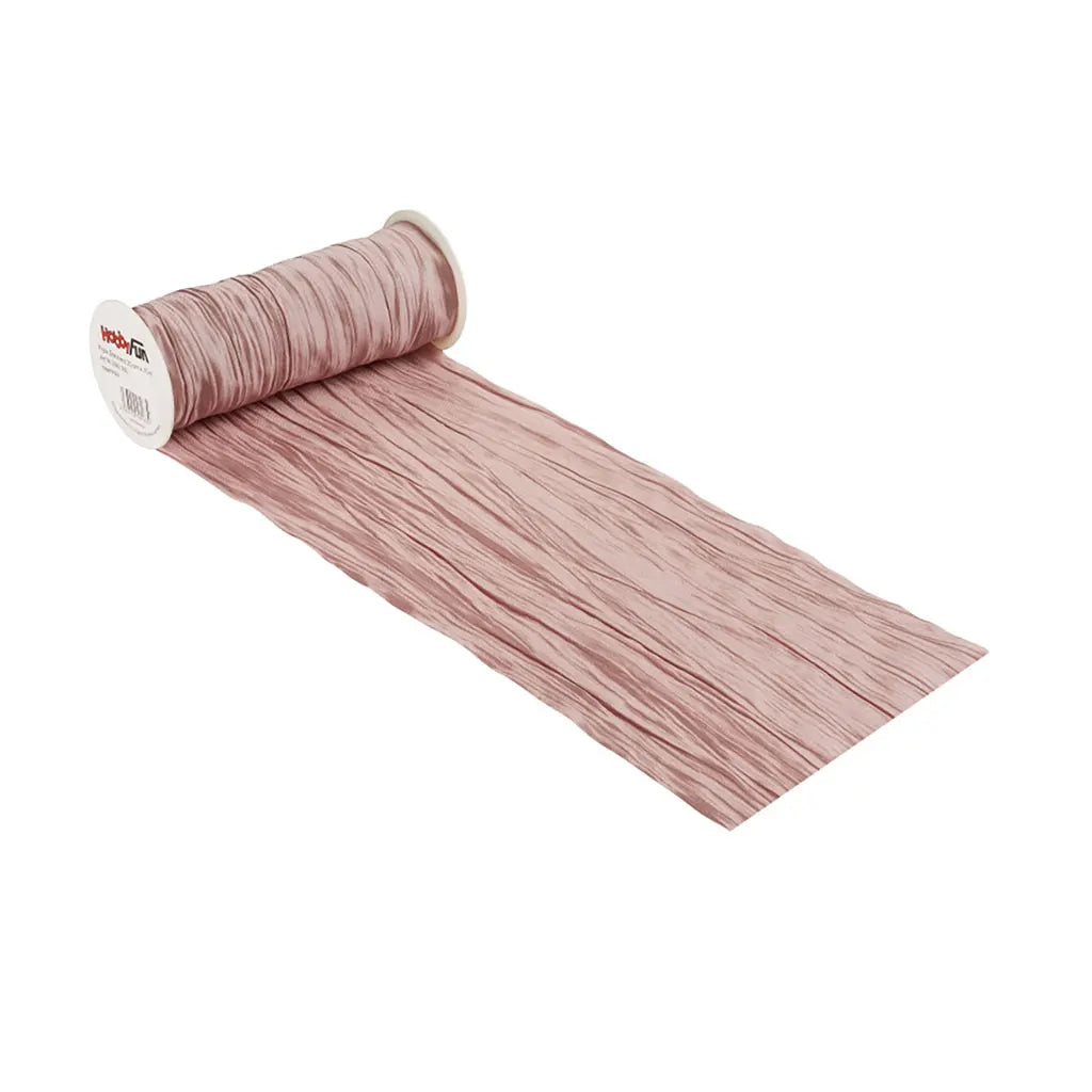 Decorative Ribbon Fripe 20cm, Rosewood