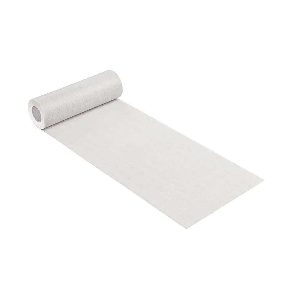 Table Runner "Bricotex" 100 % Viscose Compostable 25cm, Light Grey