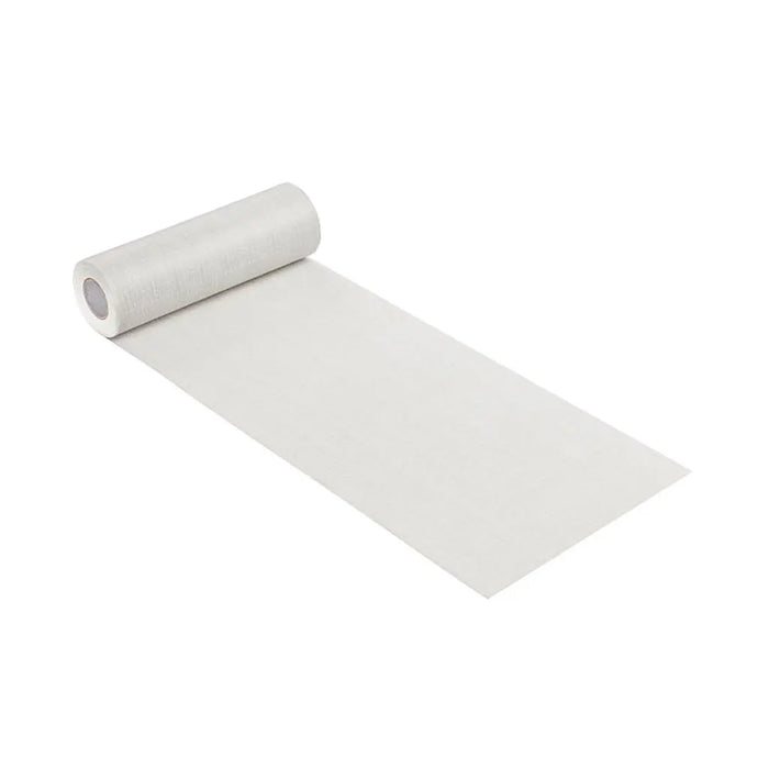 Table Runner "Bricotex" 100 % Viscose Compostable 25cm, Light Grey