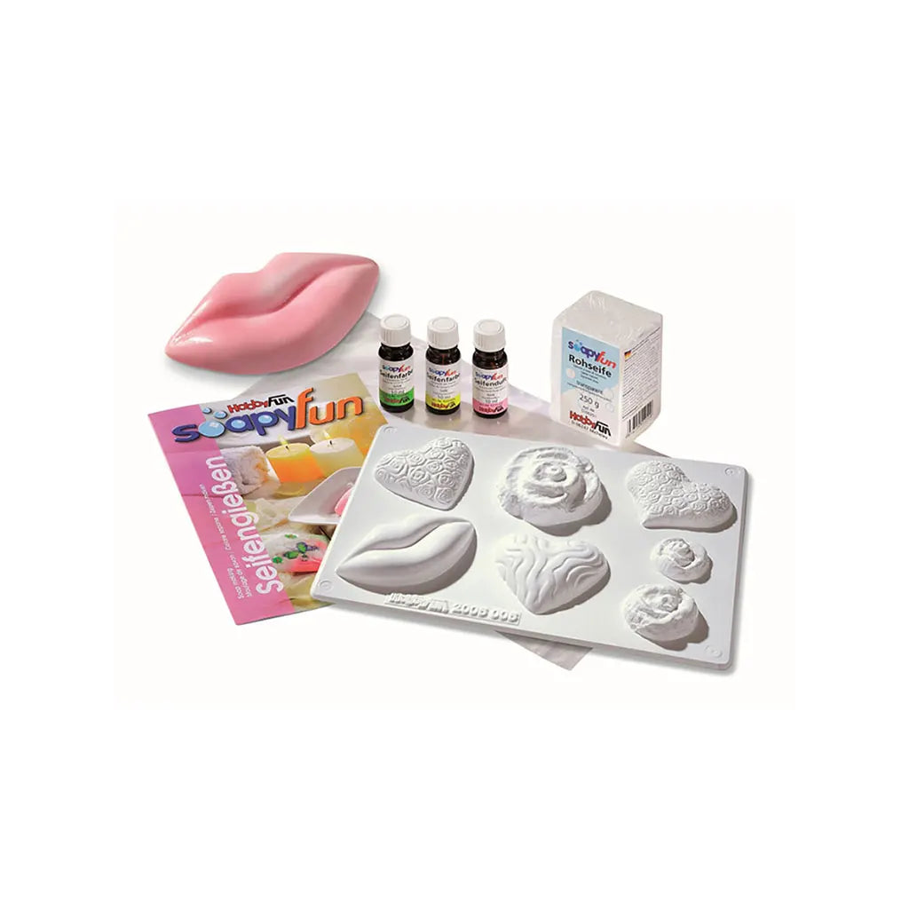 Soapyfun Soap Casting Set with Mould 2006 006, 3 Colours