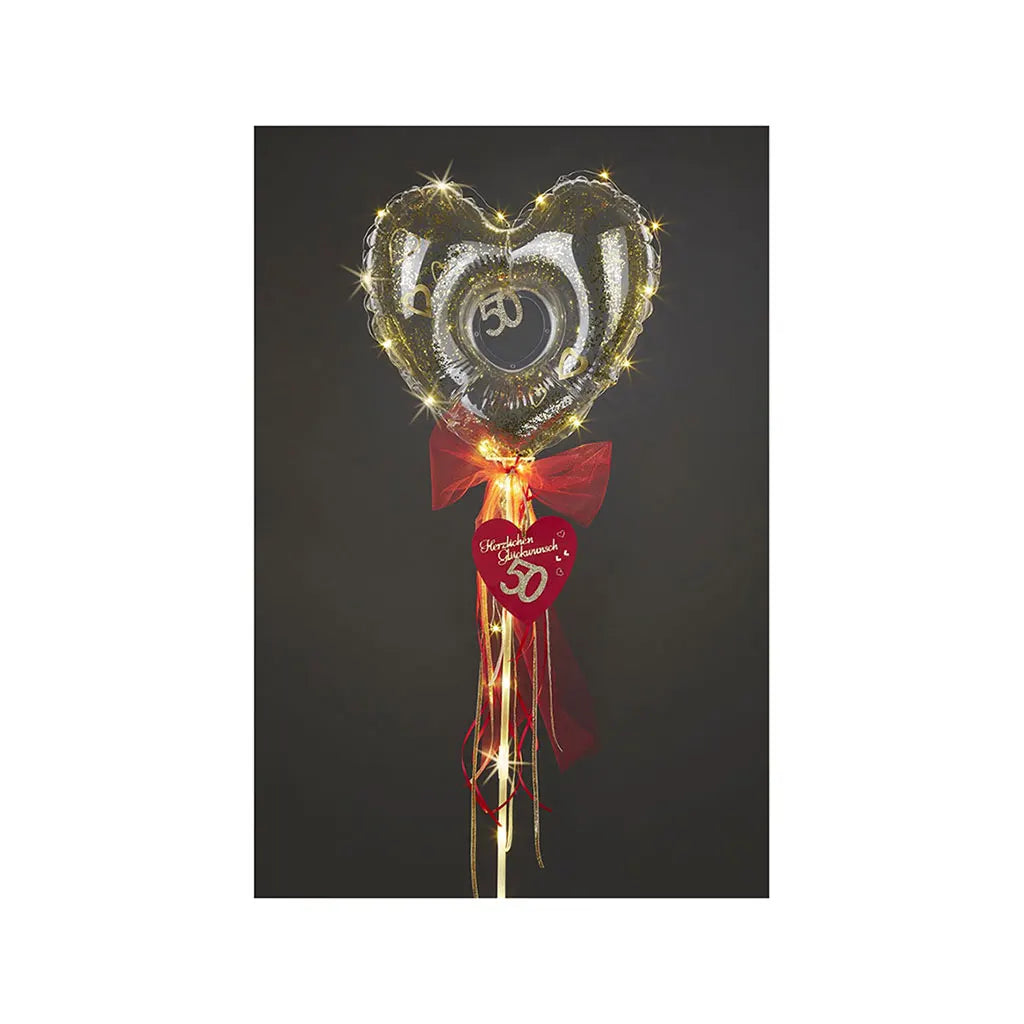 Trend Balloon Heart with hole 45cm