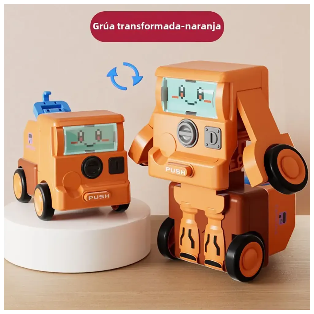 Push 'N Transform Trucks Crane