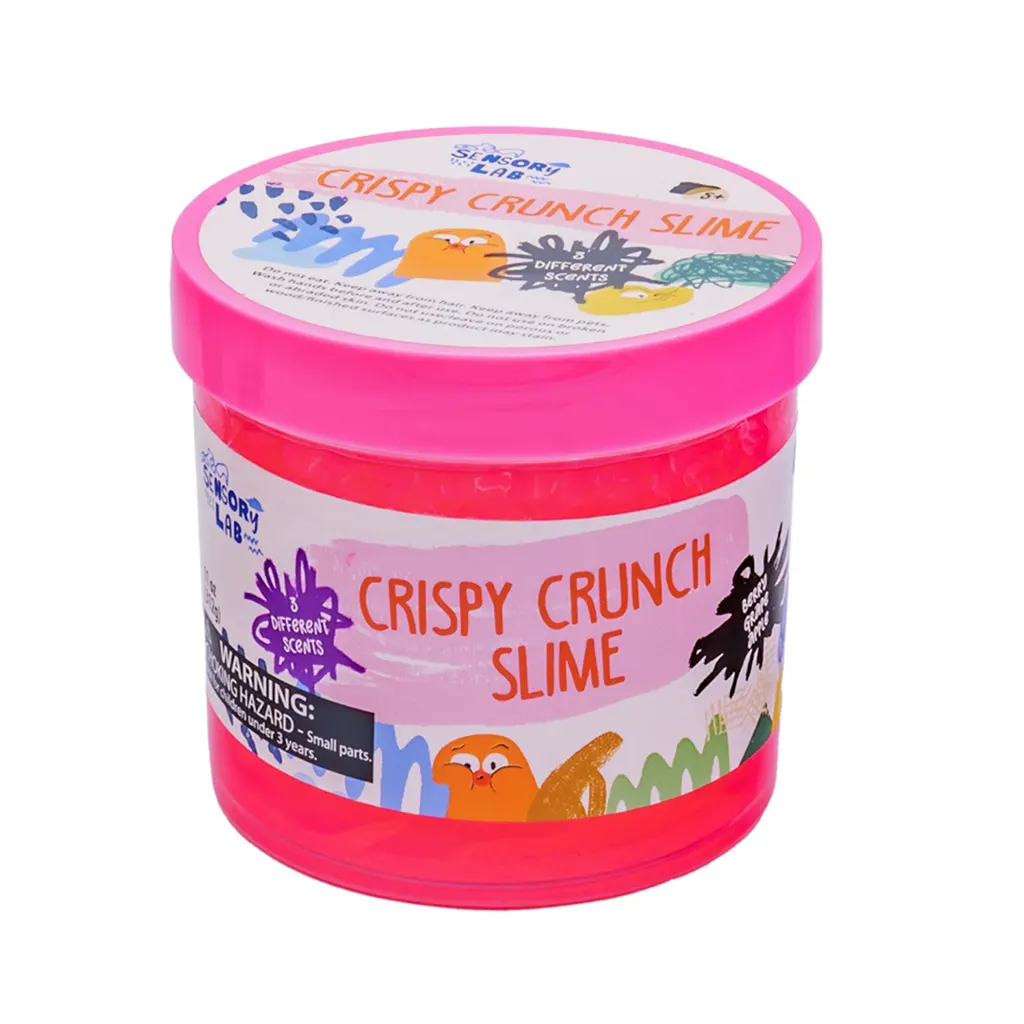 Sensory Lab Scented Crispy Crunch Slime, Pink
