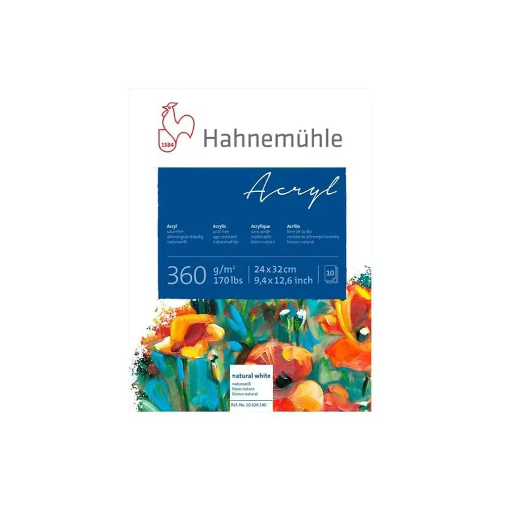 Acrylic Block 360gsm 24x32cm 10 Sheets