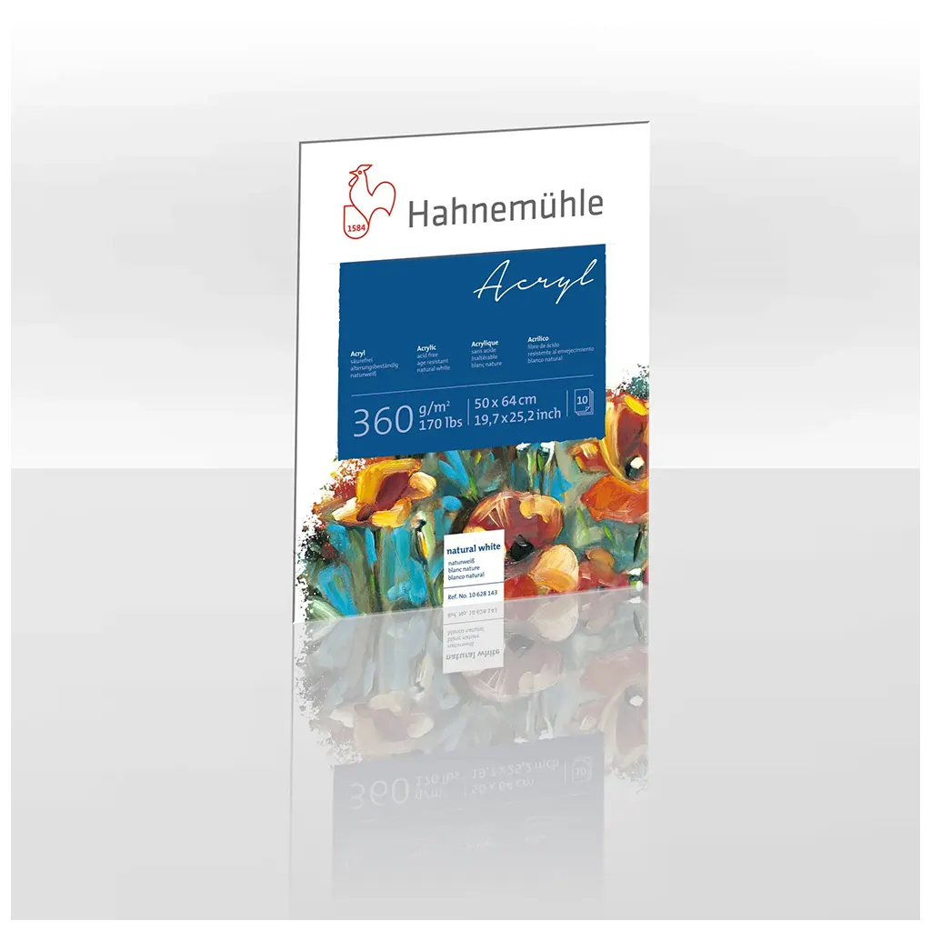 Acrylic Block 360gsm 50x64cm 10 Sheets