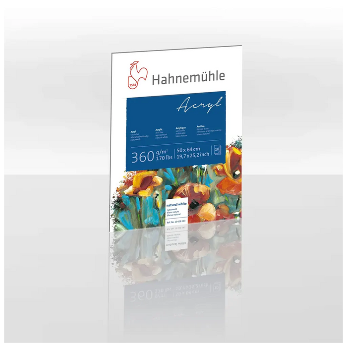 Acrylic Block 360gsm 50x64cm 10 Sheets