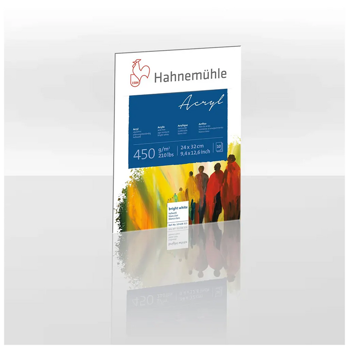 Acrylic Block 450gsm 24x32cm 10 Sheets