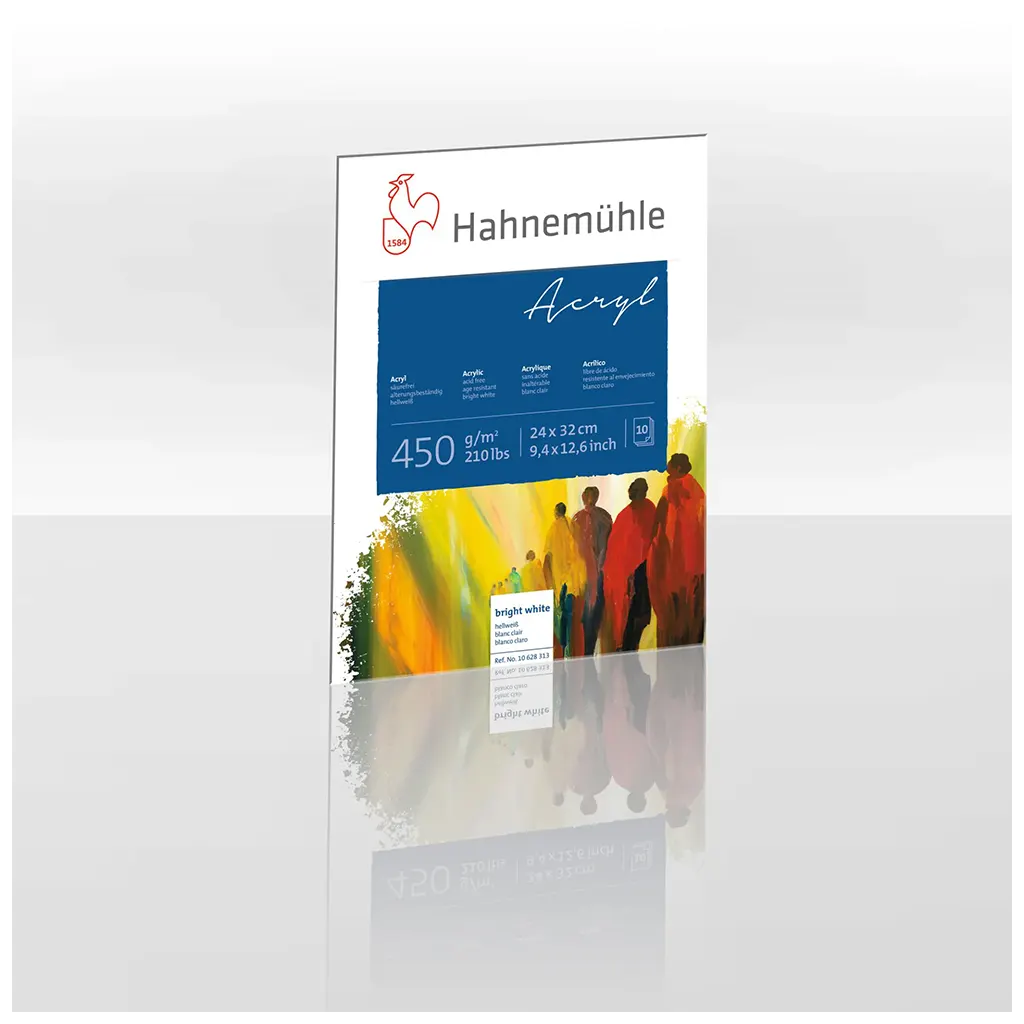 Acrylic Block 450gsm 24x32cm 10 Sheets