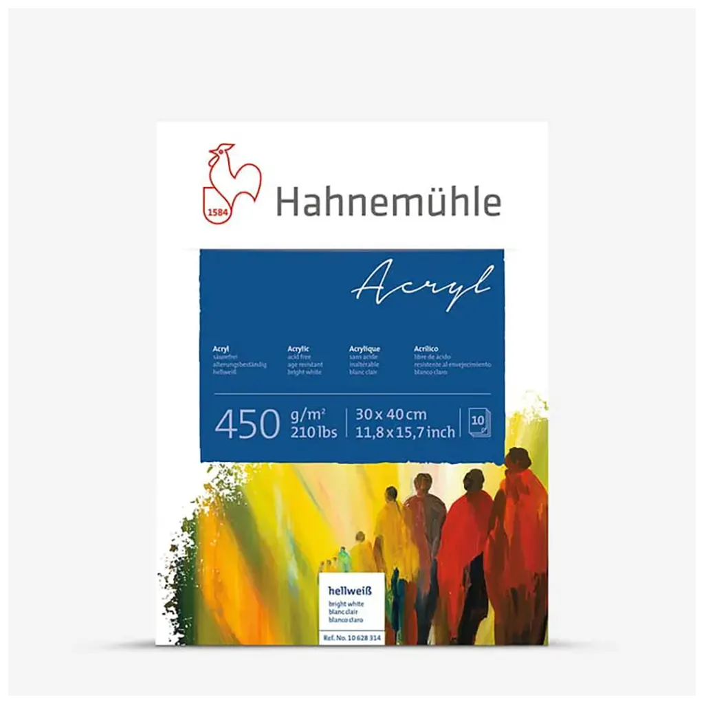 Acrylic Block 450gsm 30x40cm 10 Sheets