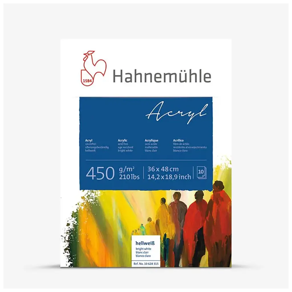 Acrylic Block 450gsm 36x48cm 10 Sheets