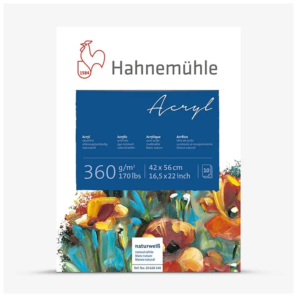 Acrylic Block 450gsm 42x56cm 10 Sheets