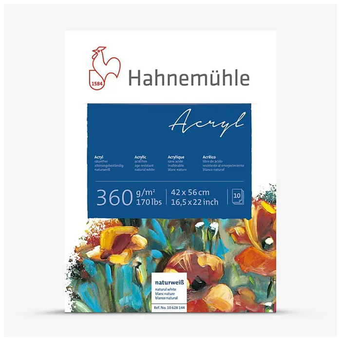 Acrylic Block 450gsm 42x56cm 10 Sheets