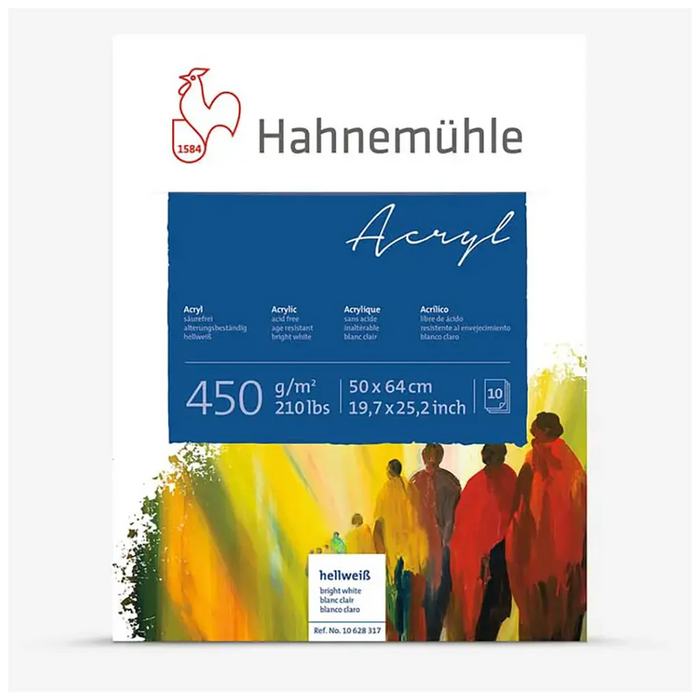 Acrylic Block 450gsm 50x65cm 10 Sheets