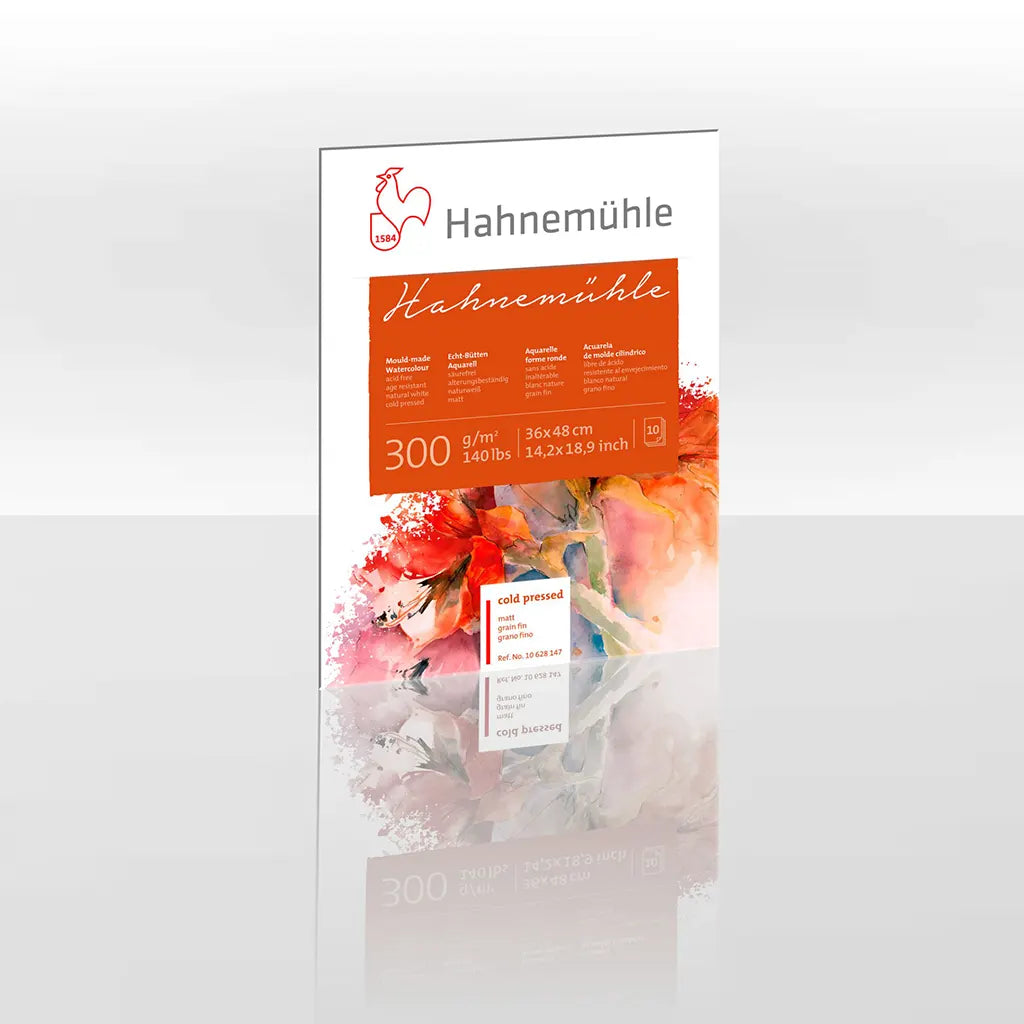 Watercolour Block "Hahnemahle" matt 300gsm 36x48cm 10 Sheets