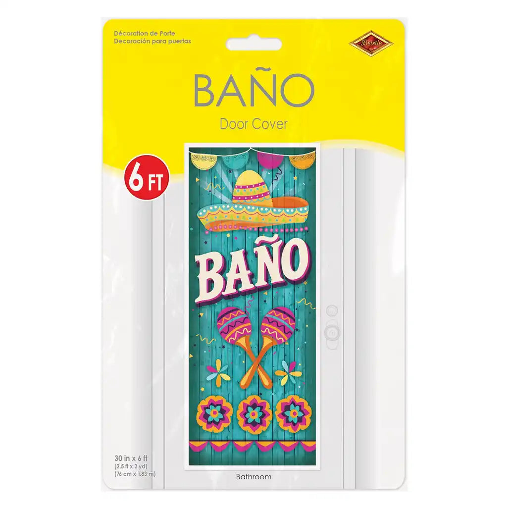 Ba?o Door Cover, 6ft x 30in