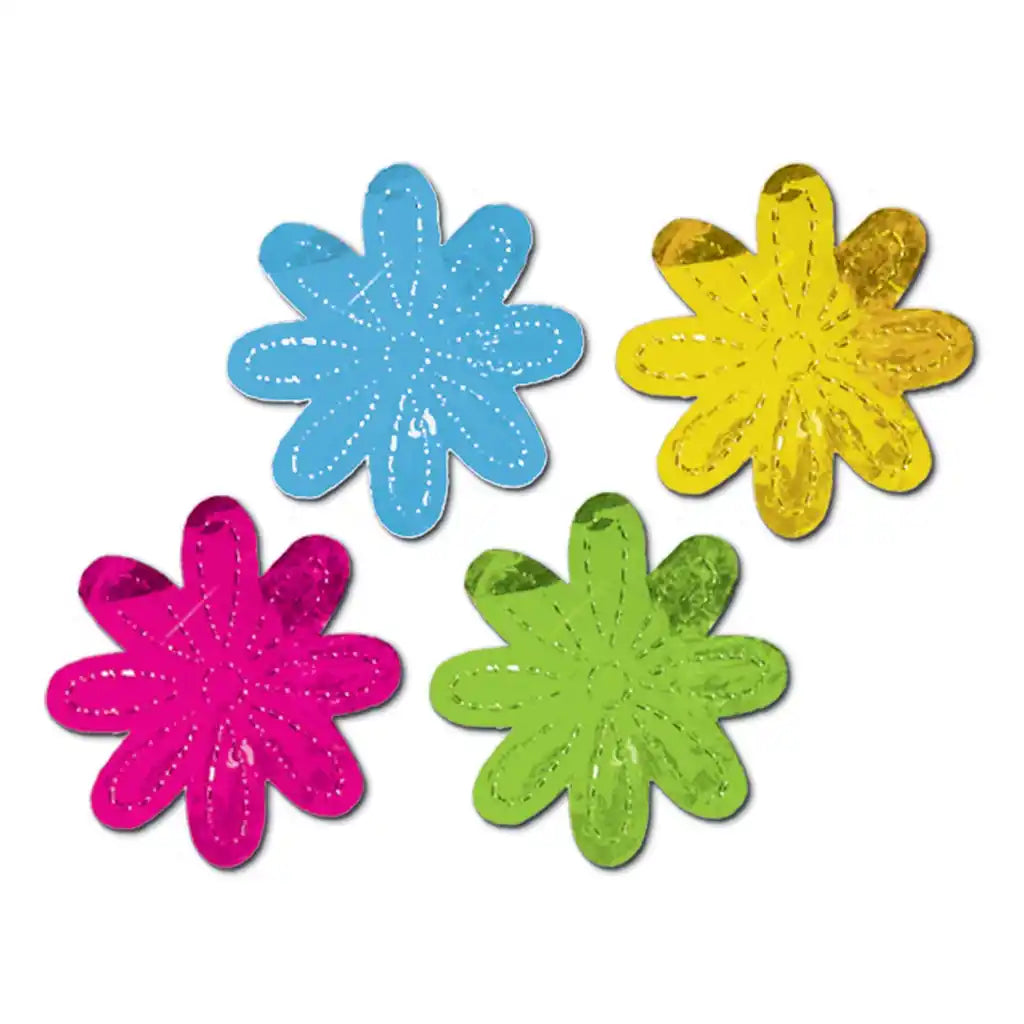 Metallic Flower Silhouettes, 12in