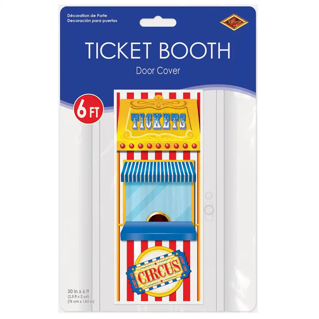 Ticket Booth Door Cover, 6ft x 30in