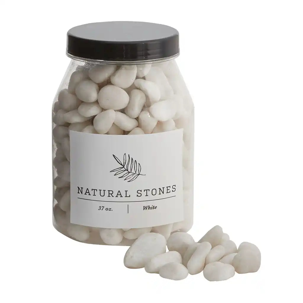 White Natural Stones, 37oz
