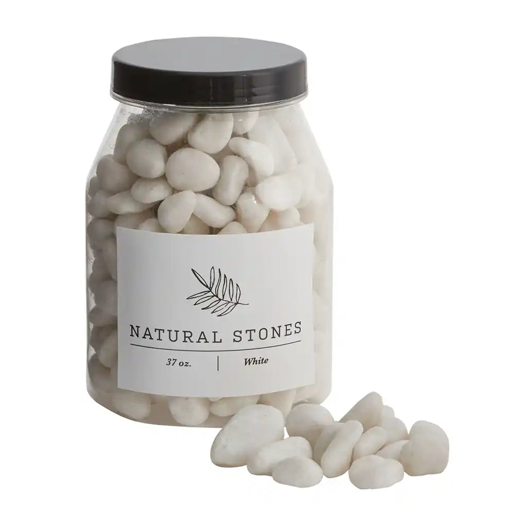 Small River Stones 37oz, White
