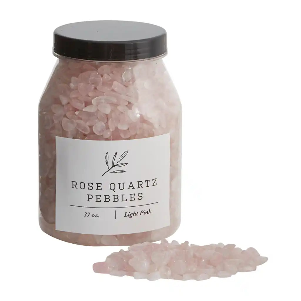 Rose Quartz Pebbles, 37oz