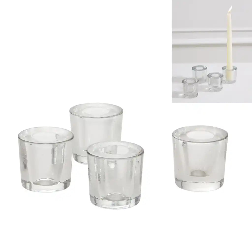 Token Candleholder Set of 4, 2in x 2in