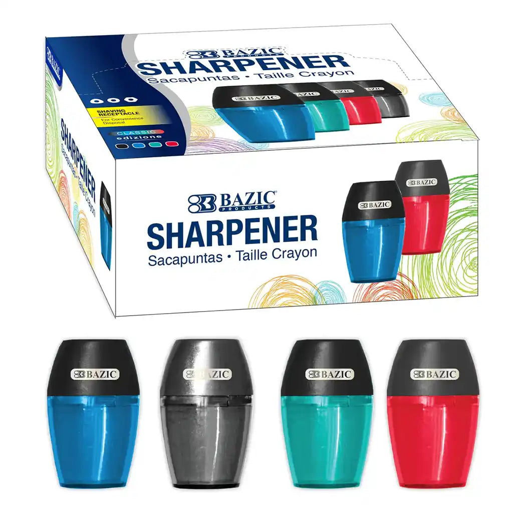 BAZIC Axel Sharpener with Receptacle (BULK)
