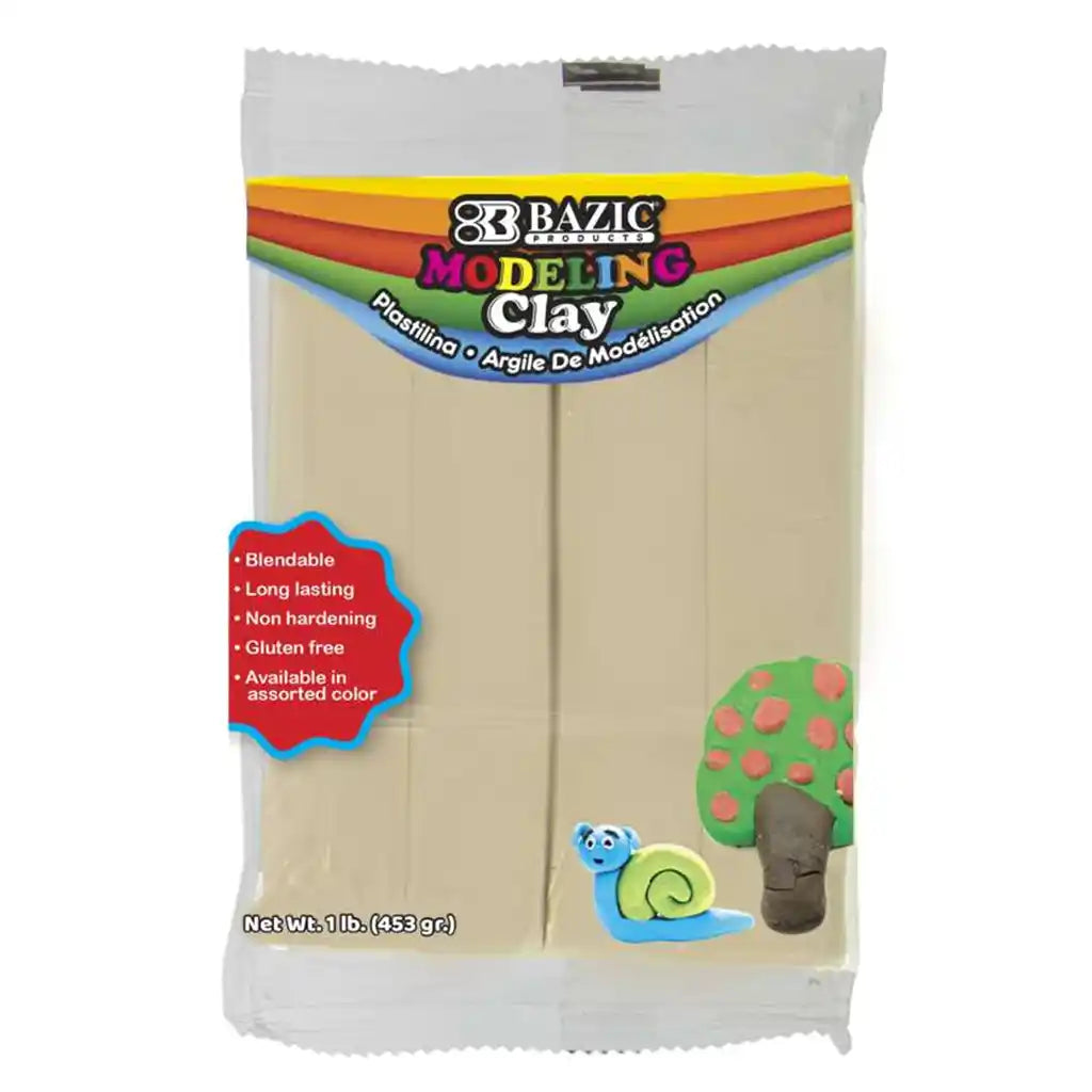Modeling Clay 1lb Cream
