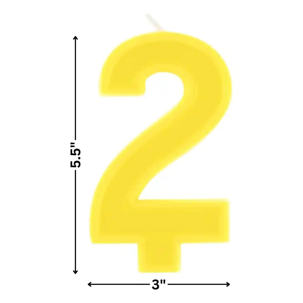 Numeral Bday Candle #2