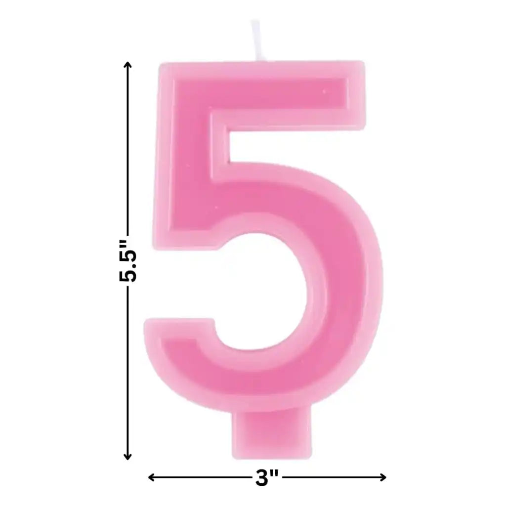 Numeral Bday Candle #5