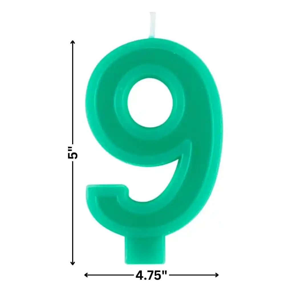 Numeral Bday Candle #9