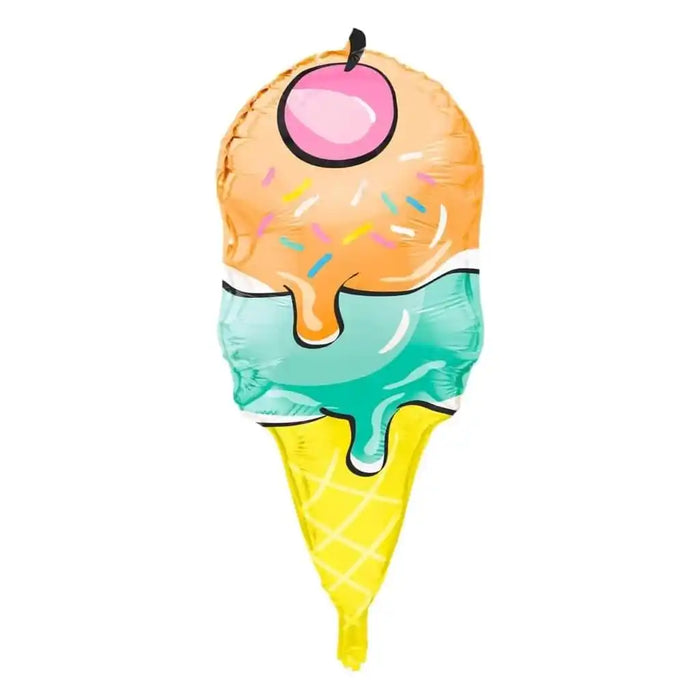 3D Ice Cream Foil Balloon, 23in