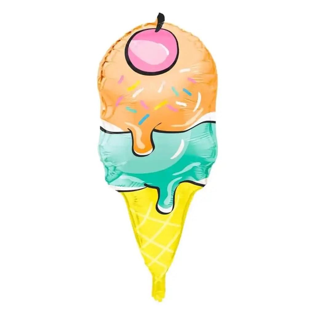 3D Ice Cream Foil Balloon, 23in
