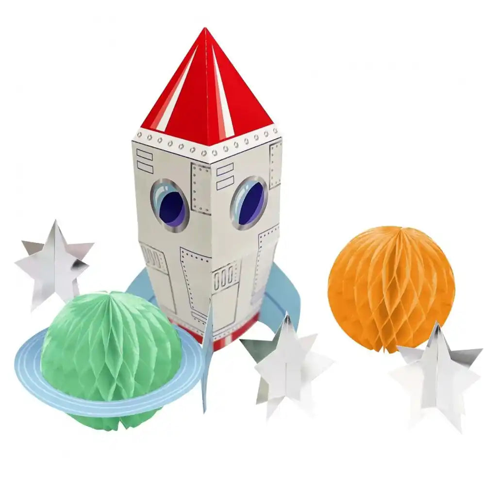 Space Adventures Honeycomb Centerpiece, 6ct