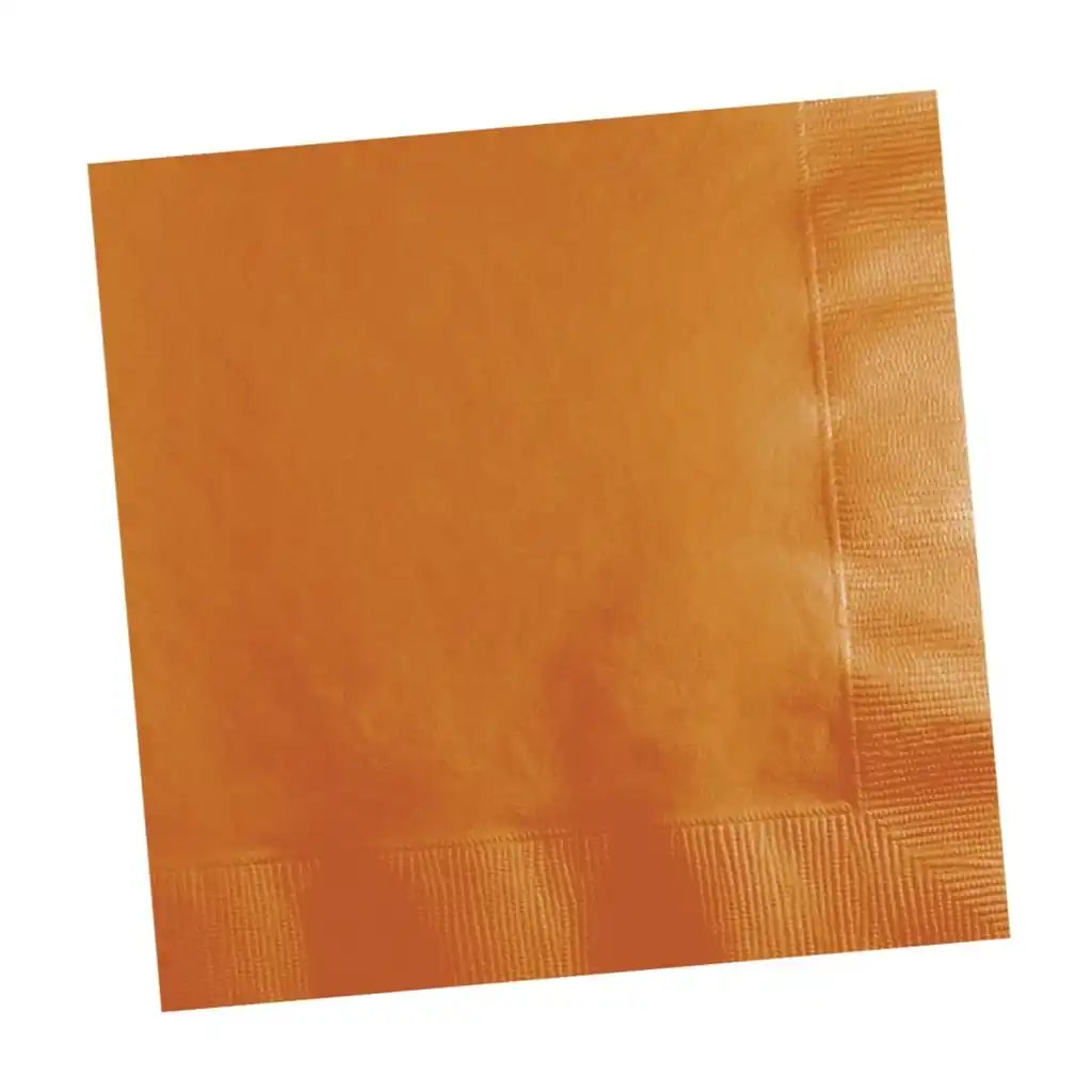 Pumpkin Spice Beverage Napkins 50ct, 2Ply