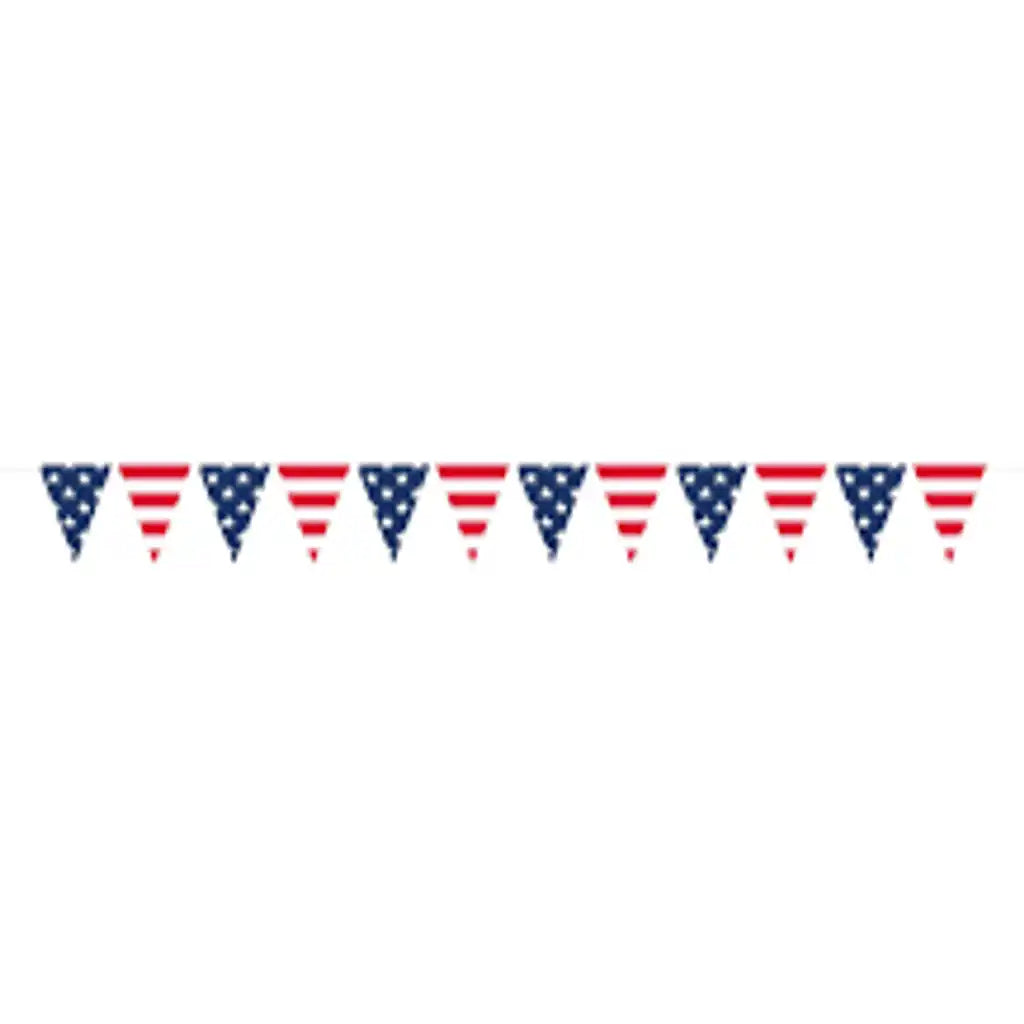 Patriotic Flag Banner, 7ft