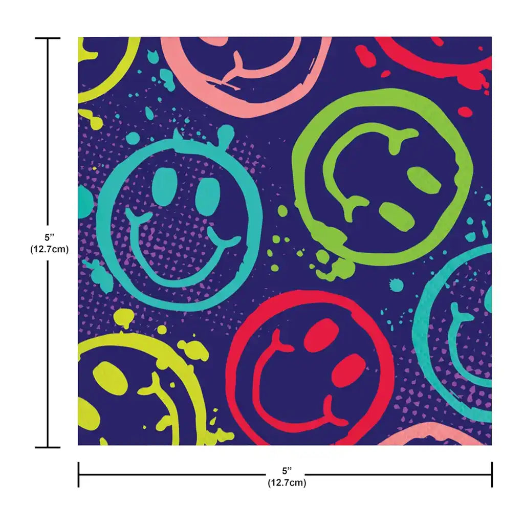 Graffiti Party Beverage Napkins 16ct, 2Ply