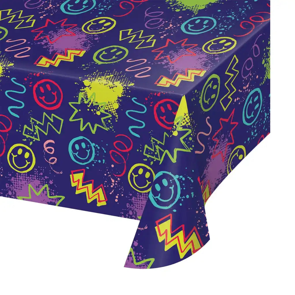 Graffiti Party Paper Tablecover, 54in x 96in