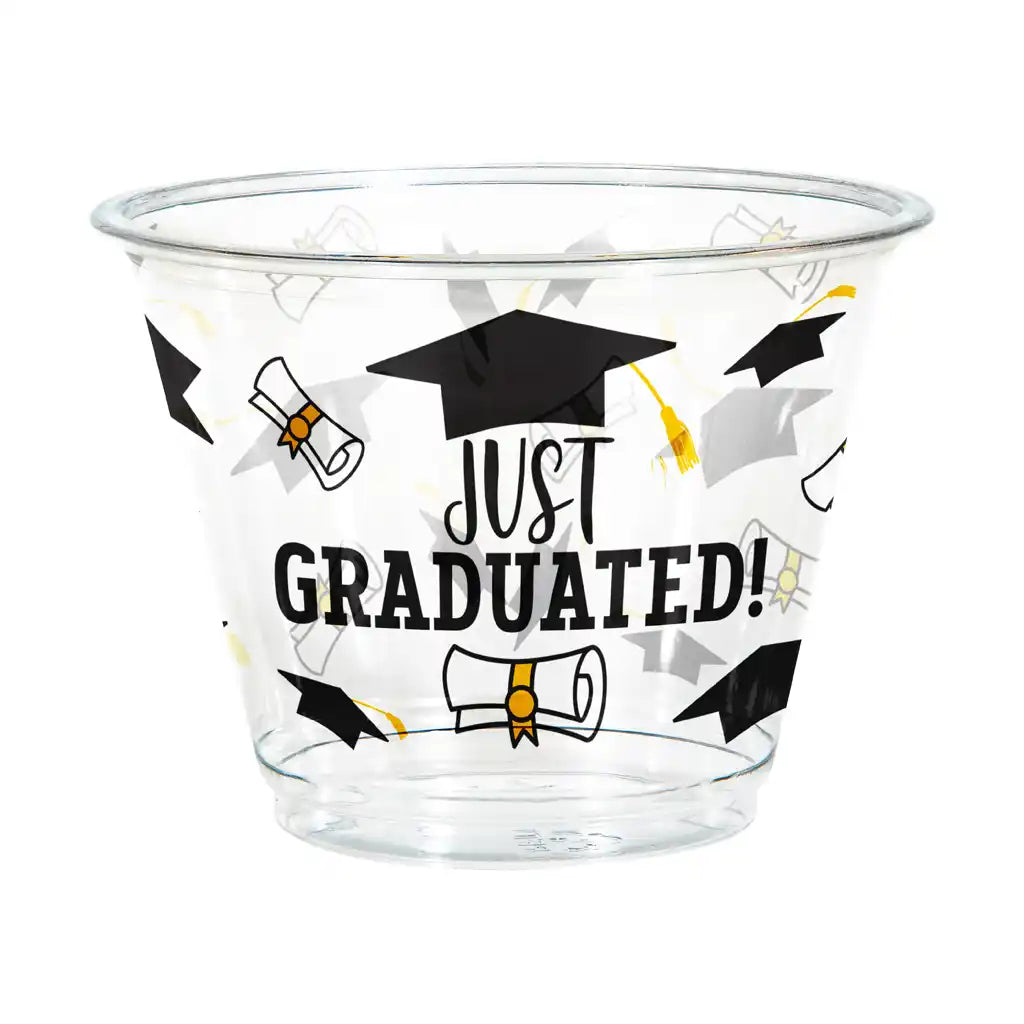 Just Graduated Plastic Tumblers 9oz, 8ct