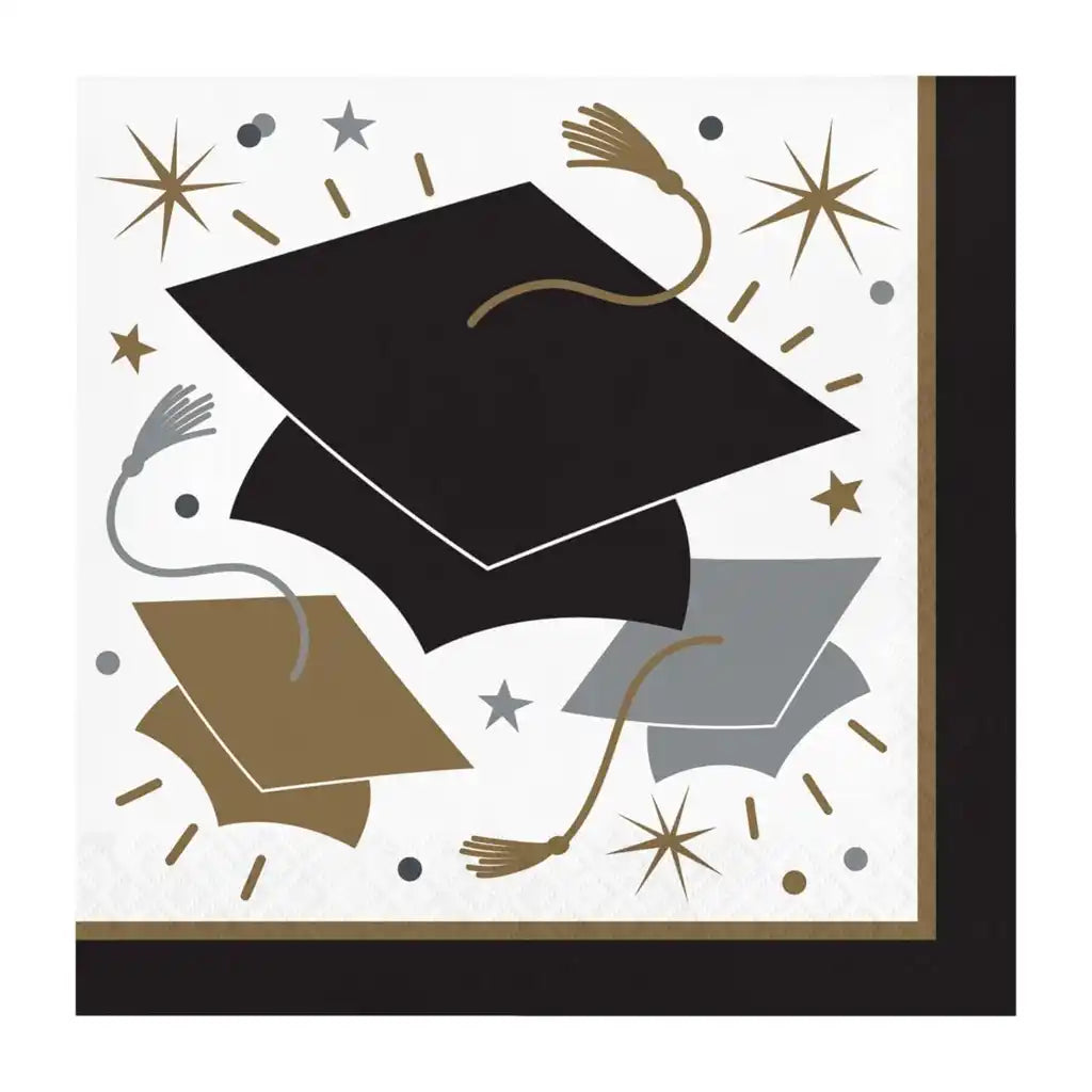 Glowing Grad Luncheon Napkins 16ct 2Ply