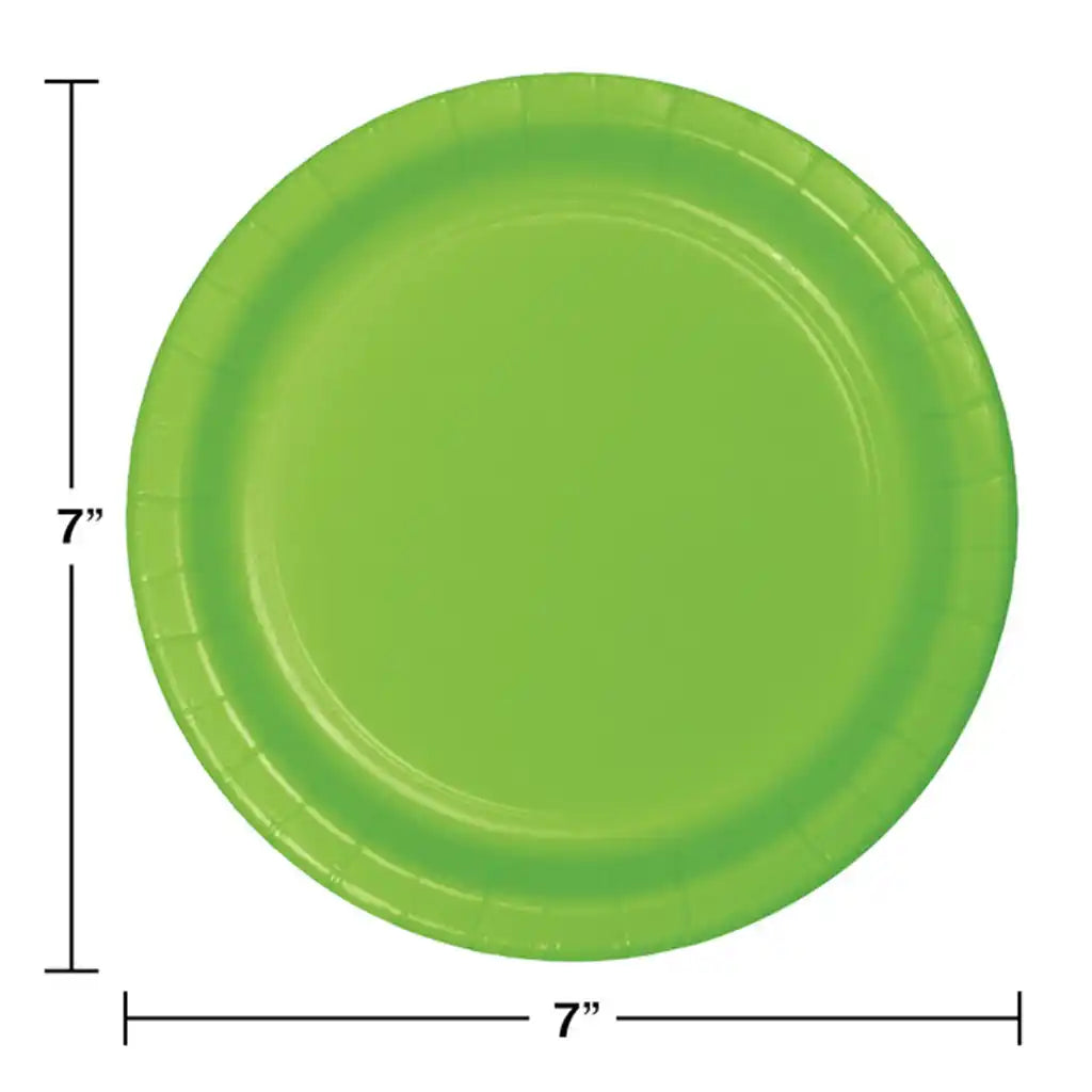 Fresh Lime Luncheon Plates 7in, 24ct
