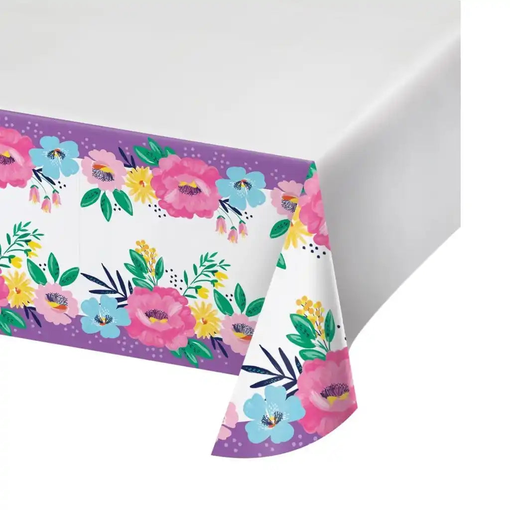 Fresh Florals Tablecover, 54in x 96in