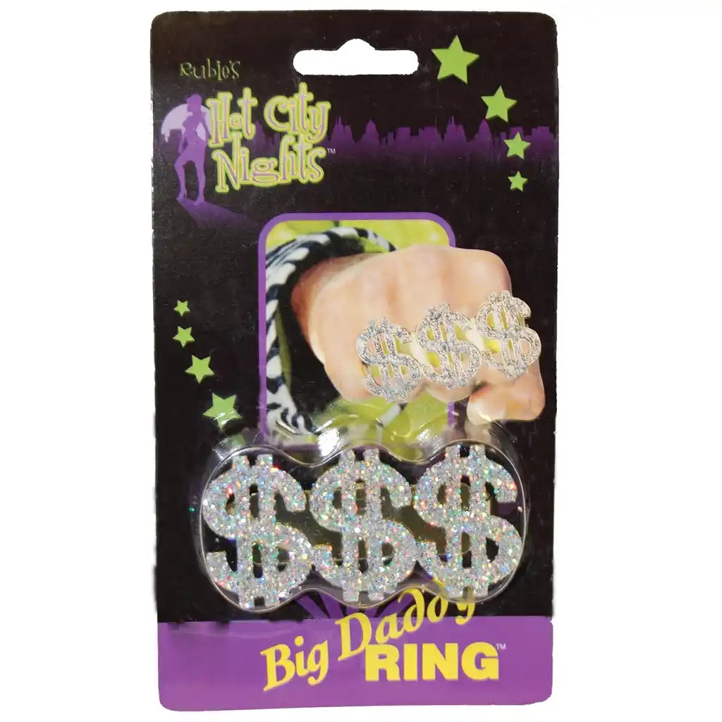 Triple Dollar Sign Ring