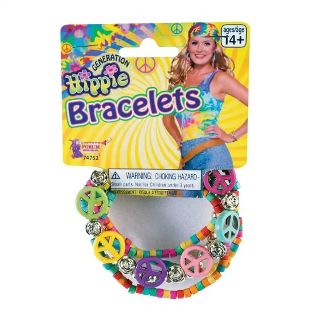 Hippie Wood Peace Bracelets