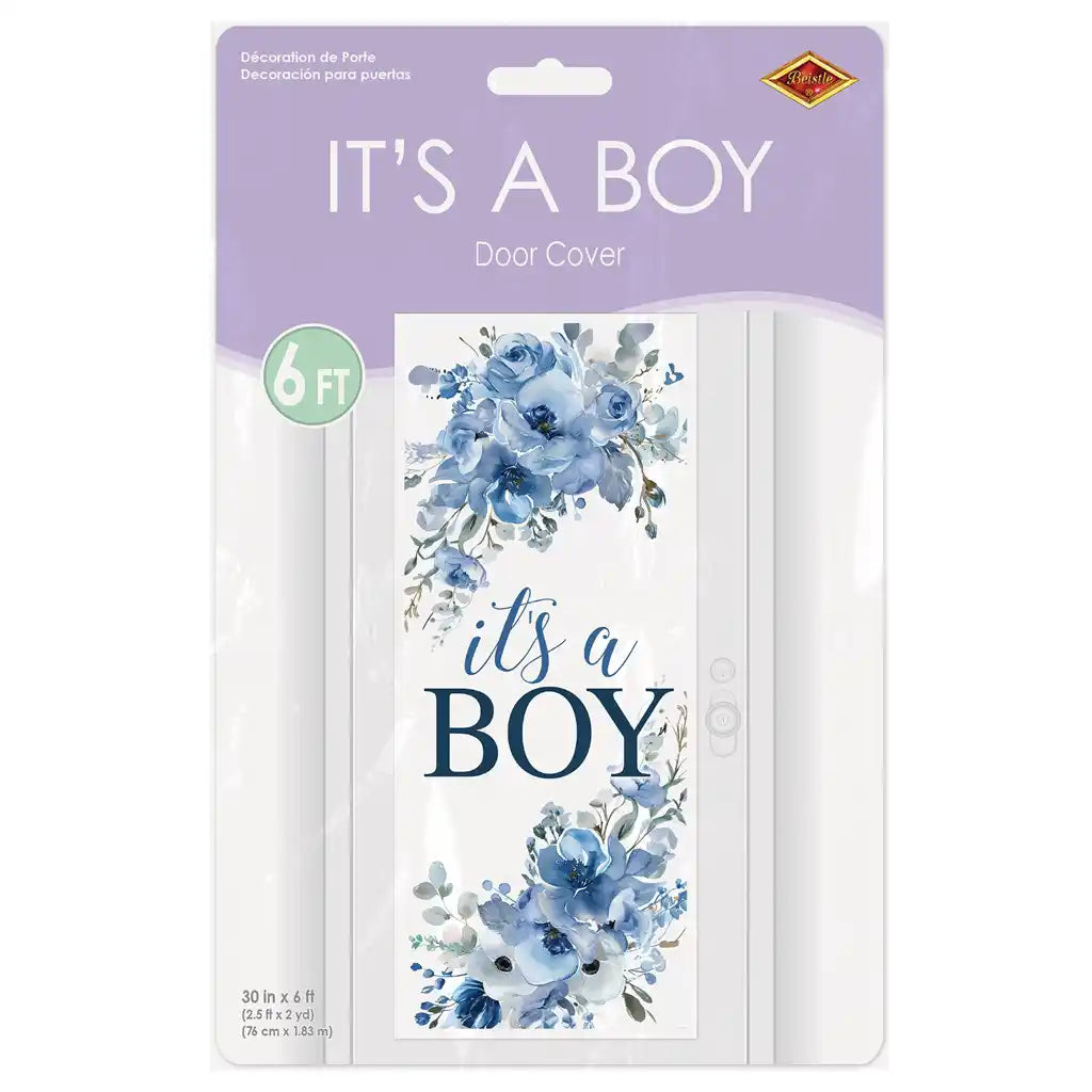 It&#39;s A Boy Door Cover, 6ft x 30in