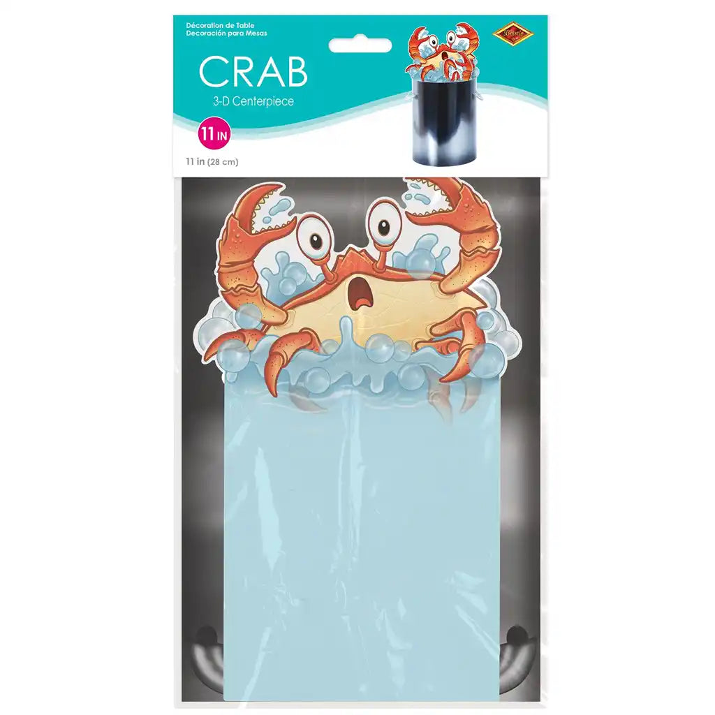 3-D Crab Centerpiece, 11in
