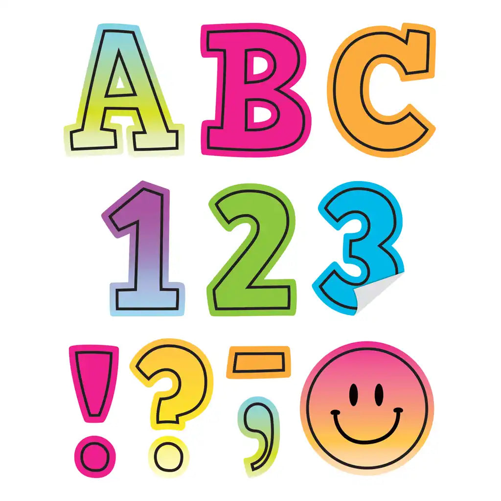 Brights 4Ever 2in Bold Block Self-Adhesive Letters Uppercase