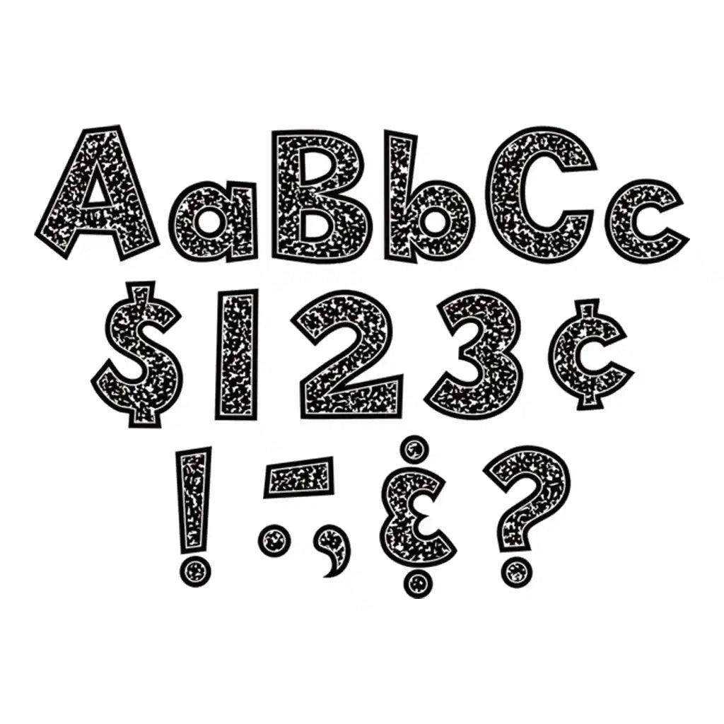 Composition 4in Fun Font Letters Combo Pack