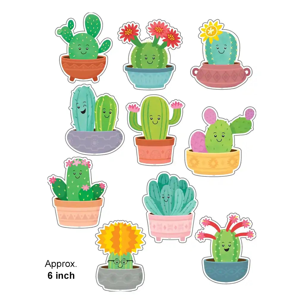 Happy Cactus Crew Accents