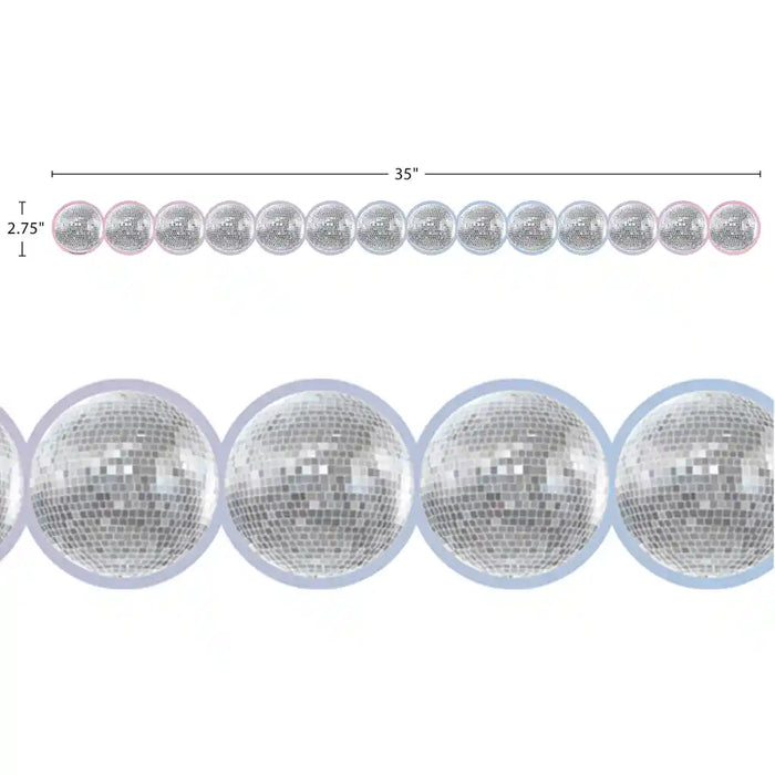 Disco Balls Die-Cut Border Trim