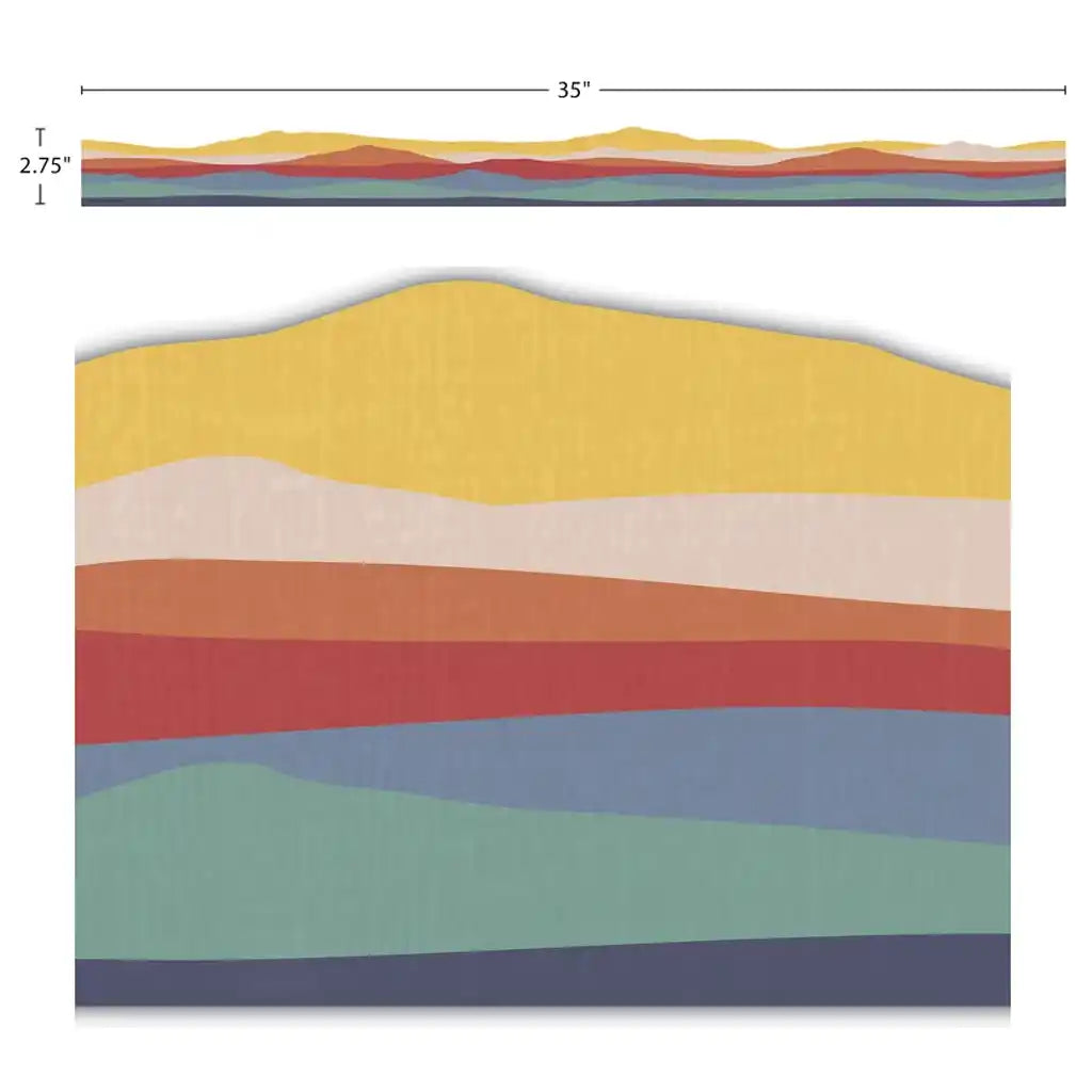 Moving Mountains Road Trip On the Horizon Die-Cut Border Trim